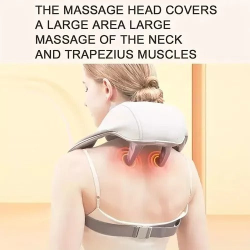 Portable, Bionic Heated Neck and Back Massager