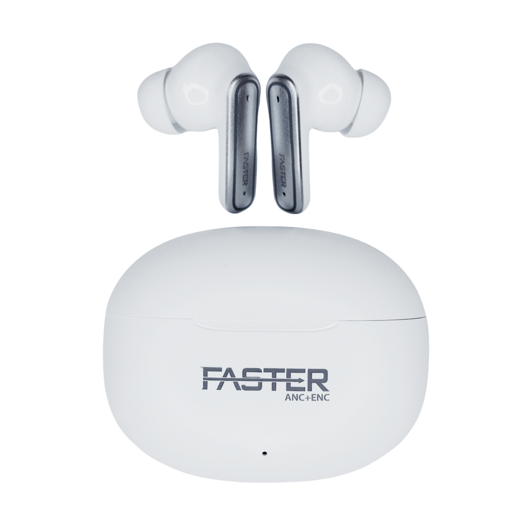 Faster QuestX FBT - 440 ANC + ENC Earbuds (28dB Noise Reduction, Quad Mic, Bluetooth 5.3, 10mm Drivers, IPX4 Waterproof, Fast Charging) - Zenty Tech