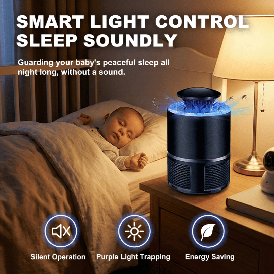 USB Mosquito Trap Lamp – Chemical-Free UV Bug Killer with Silent Fan