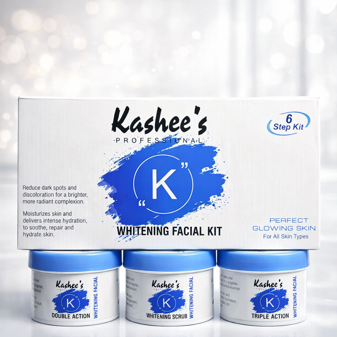 Kashee’s Professional K Whitening Facial Kit – 6 Step Complete Brightening Treatment