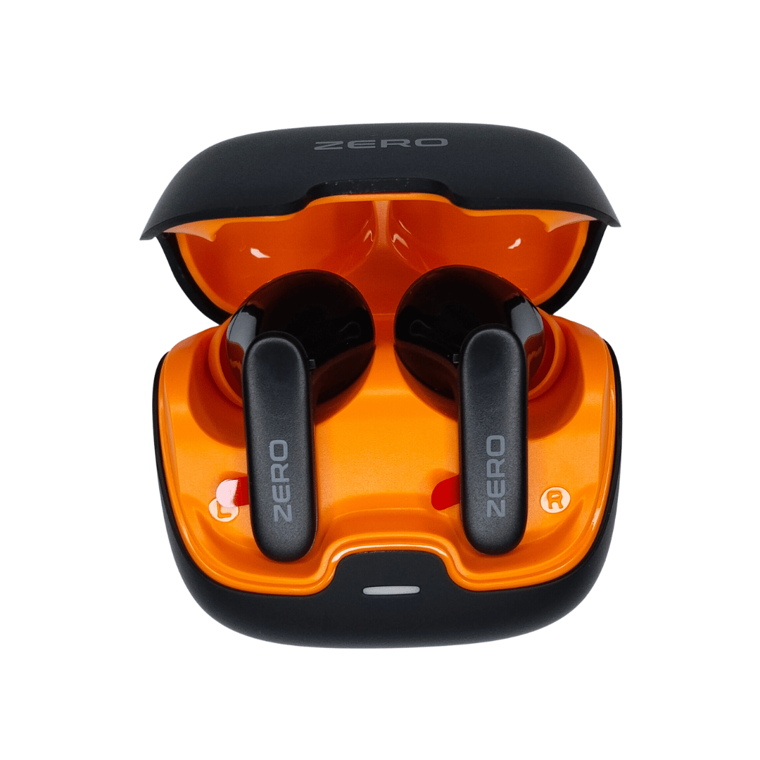 ZERO Wave Pro Earbuds – ENC Quad Mic, 100 Hours Playtime, Gaming Mode 45ms, Type - C Fast Charging, Premium Bass TWS - Zenty Tech