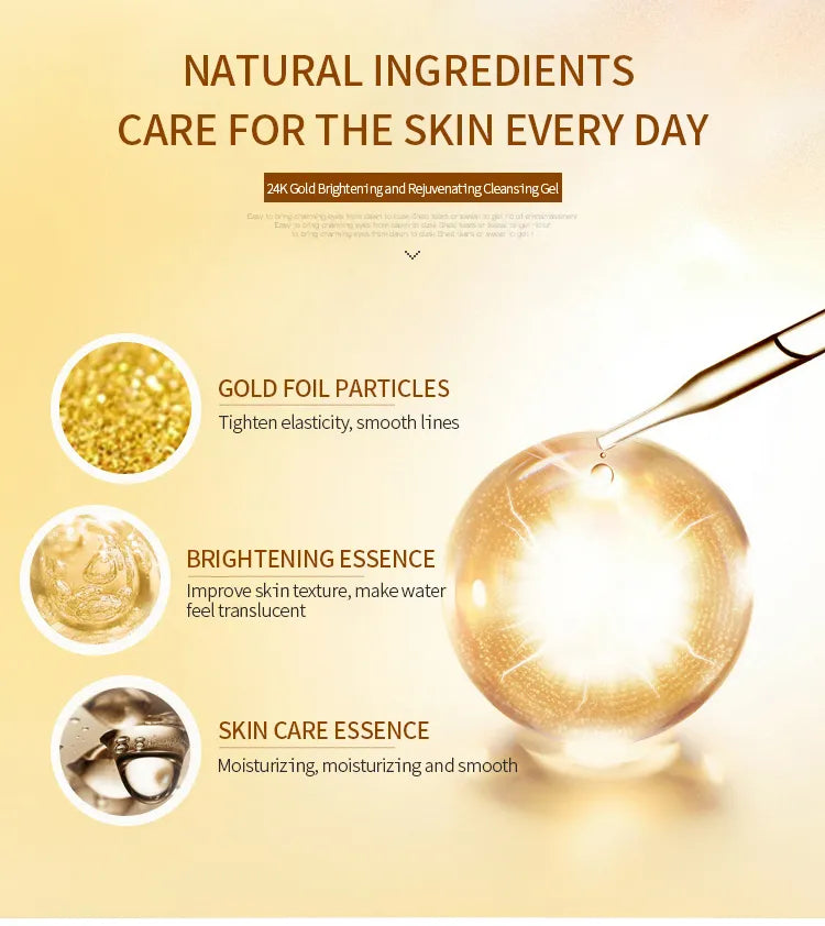 DR.Rashel 24K Gold Radiance & Anti-Aging Cleansing Gel 100ml DRL-1483