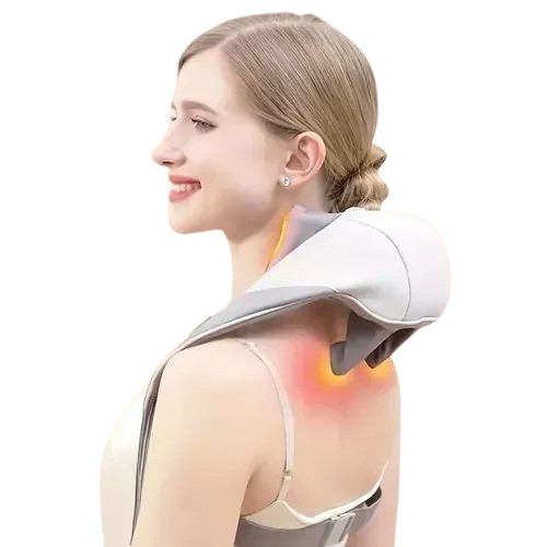 Portable, Bionic Heated Neck and Back Massager