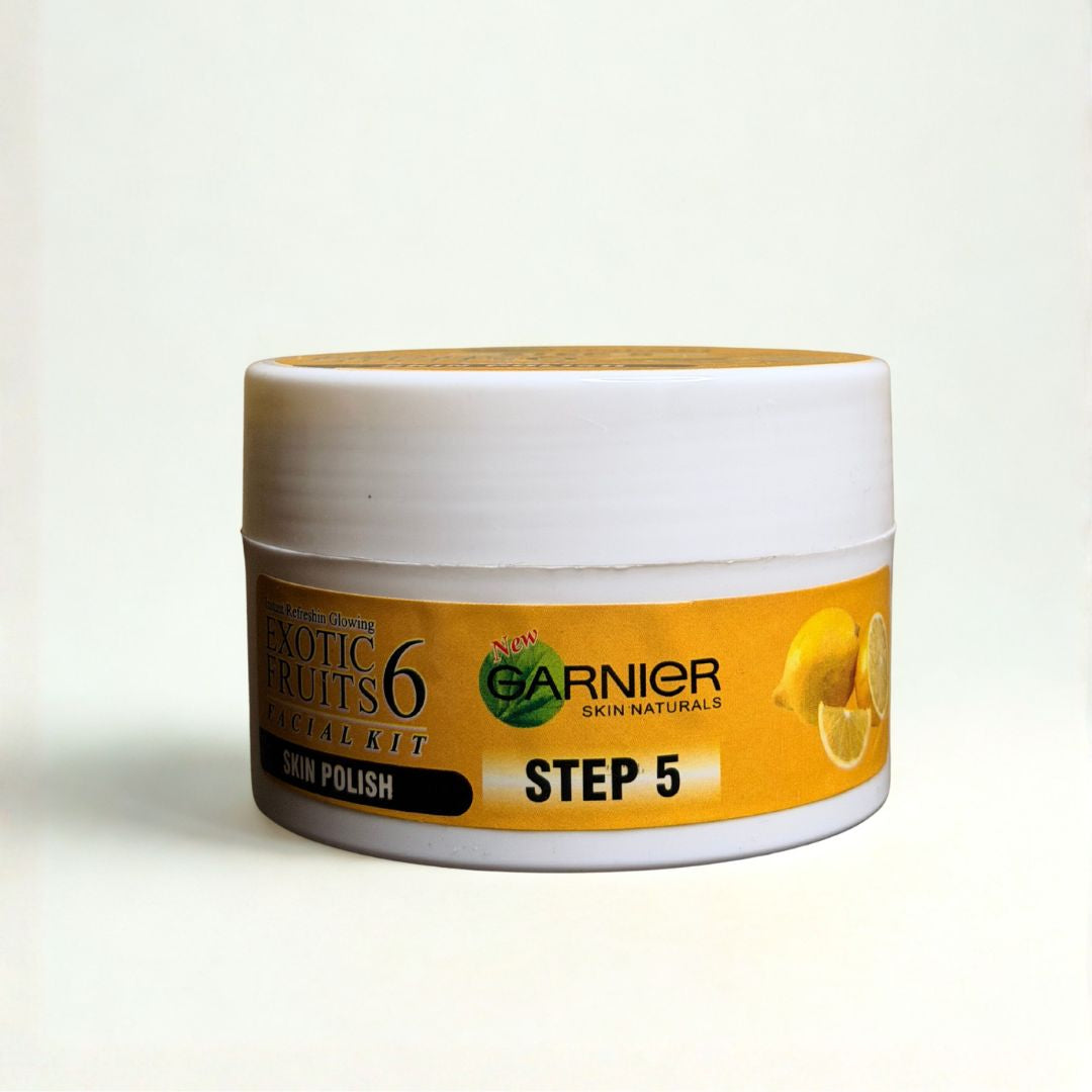 Garnier Skin Naturals Exotic Fruits Facial Kit – 6 Step Instant Glowing Skin Treatment