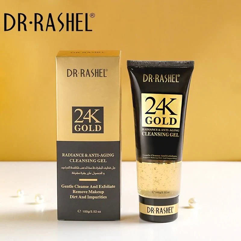 DR.Rashel 24K Gold Radiance & Anti-Aging Cleansing Gel 100ml DRL-1483