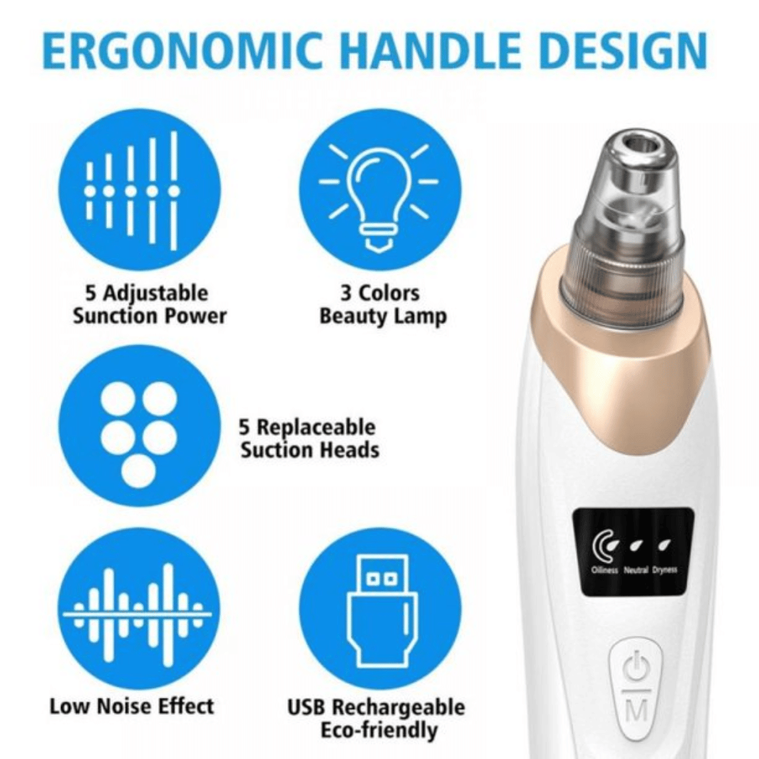Electric Blackhead Remover – Deep Pore Cleaning Device