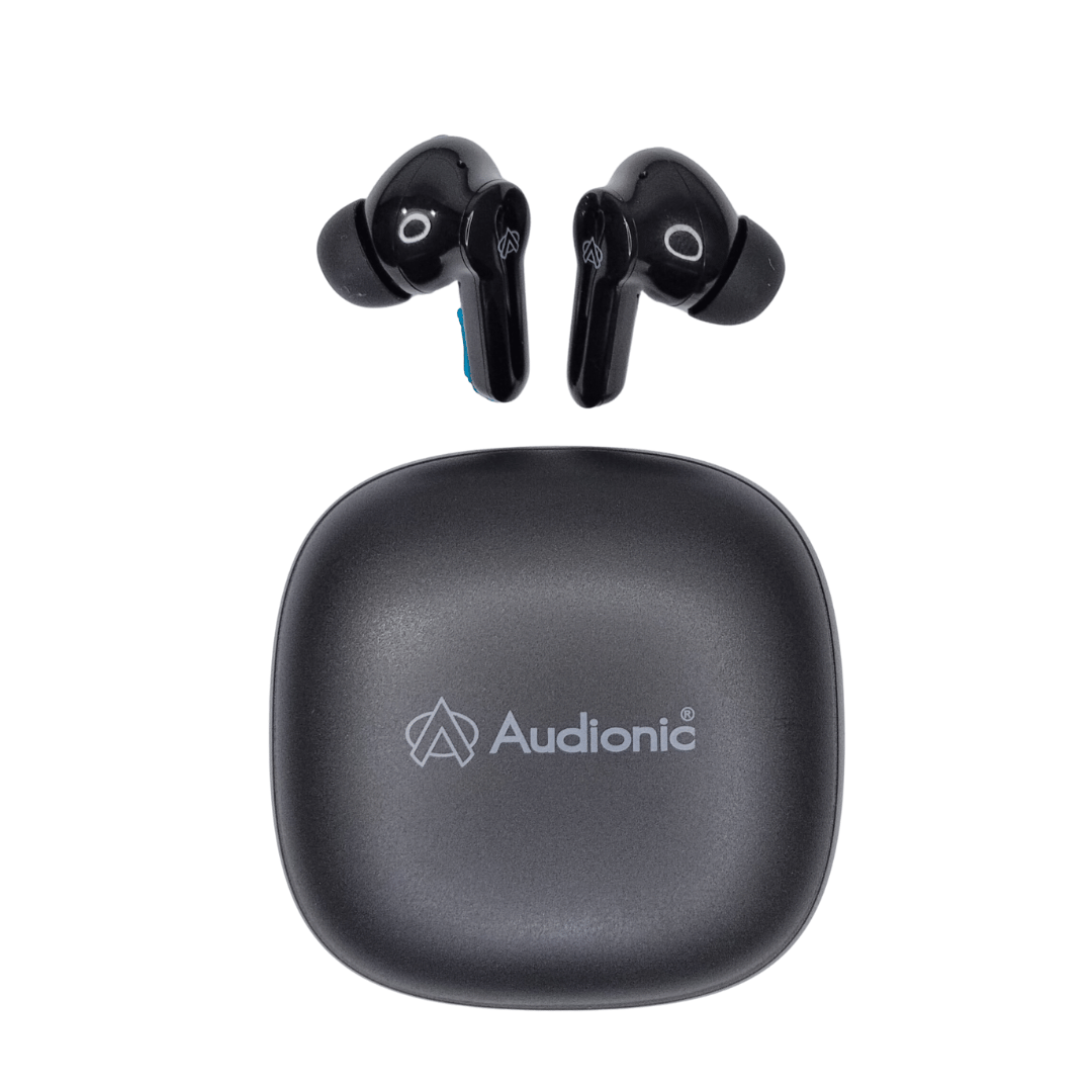 Audionic Airbud 550 – Extra Bass Wireless Earbuds | Quad Mic ENC | Premium Sound - Zenty Tech