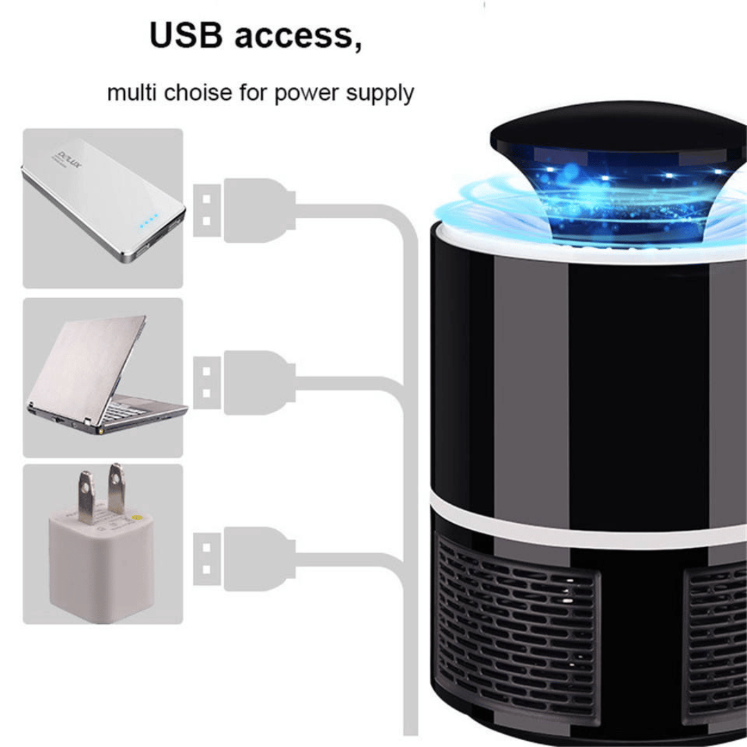 USB Mosquito Trap Lamp – Chemical-Free UV Bug Killer with Silent Fan