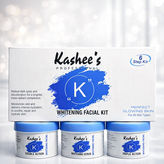 Kashee’s Professional K Whitening Facial Kit – 6 Step Complete Brightening Treatment