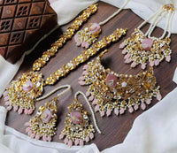 Handmade bridal set - Pink