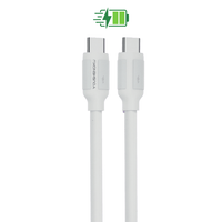Youshengku 65W MAX Type - C to Type - C Silicone Fast Charging Cable | K - 127 | 1M | Ultra - Soft & Durable - Zenty Tech