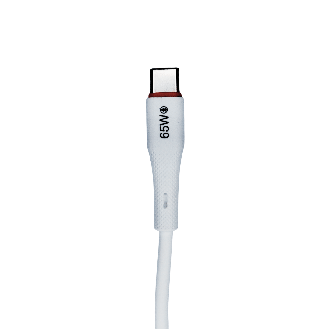 Youshengku 65W Type - C to Type - C Silicone Fast Charging Cable | K - 130 | 1M | Ultra - Durable & Baby Safe - Zenty Tech
