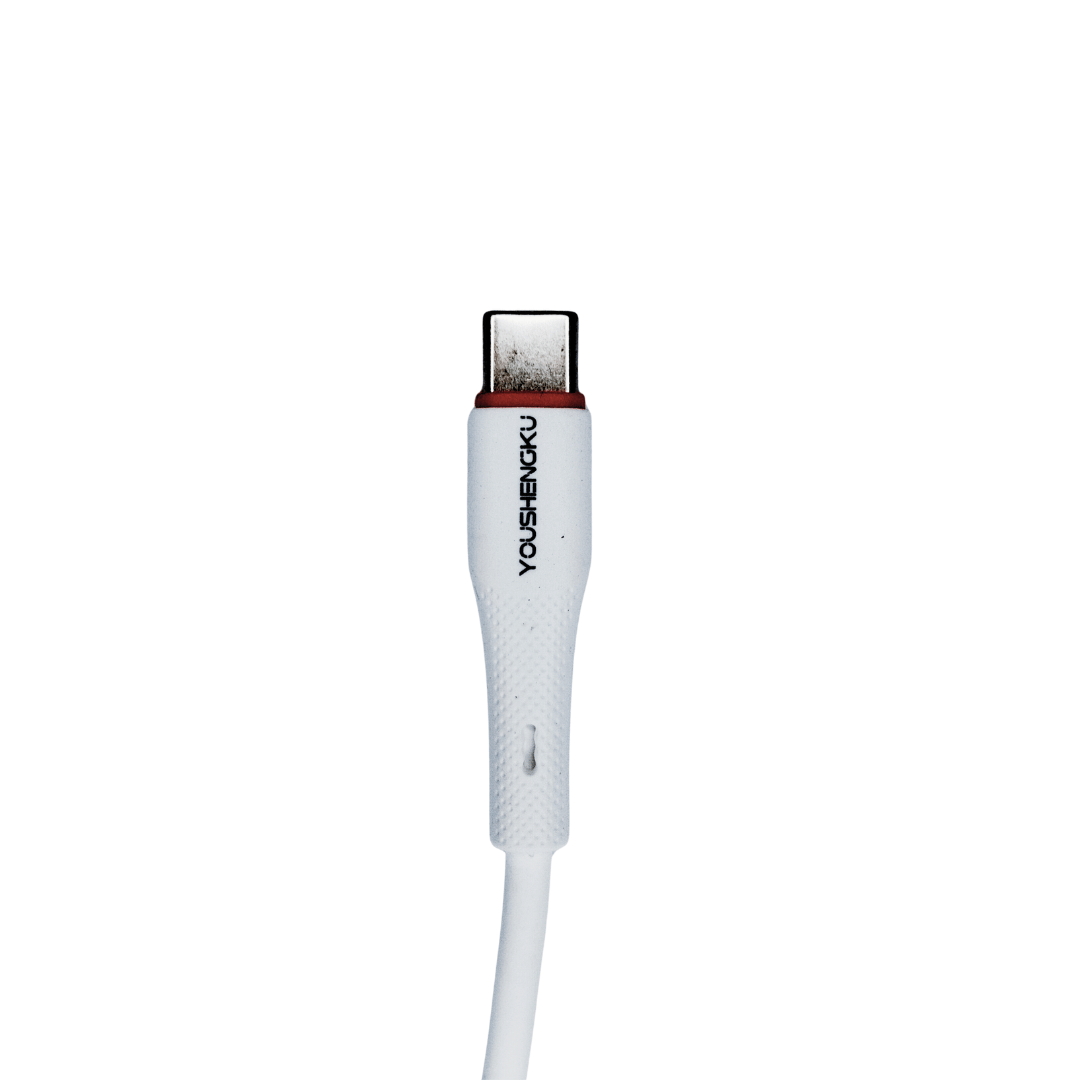 Youshengku 65W Type - C to Type - C Silicone Fast Charging Cable | K - 130 | 1M | Ultra - Durable & Baby Safe - Zenty Tech